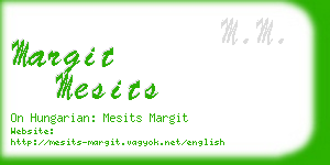 margit mesits business card